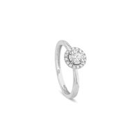 Ring Bliss Woman MERAVIGLIA HALO in White Gold Diamante 20117593